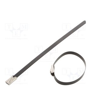 BMSC1345 Cable tie; L: 125mm; W: 4.6mm; stainless steel AISI 304; 450N zcSP5nTXeNJSWDZFz5qqai2w6peZy2mUppK6VtLpnRo