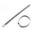 BMSC1345 Cable tie; L: 125mm; W: 4.6mm; stainless steel AISI 304; 450N zcSP5nTXeNJSWDZFz5qqai2w6peZy2mUppK6VtLpnRo