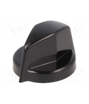 A1311860 Knob; with pointer; thermoplastic; Øshaft: 6mm; Ø18.8x12.5mm TnaRQGZfVY1FPthTgZq3fJ90N0_Ow7vp6l4c_5X1t_4