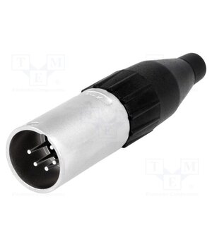 AC5MJ Connector: XLR; plug; male; AC; 7.5A; 133V; PIN: 5; IP40; straight usvCovwf9TW6moTy56Q8gY8hSSVuvRlzDVE5iPpqZEI