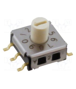 A6KS-102RS Encoding switch; DEC/BCD; Pos: 10; SMT; Rcont max: 200mΩ; 1.96Ncm S4cR0V4C0Yc1GDyBV9p6x-jpBJoE3GFAfRTmDK5BLlc