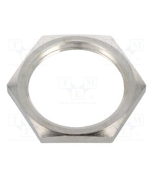 2725 Nut; M25; brass; 30mm; Thread: metric; Pitch: 1.5; Plating: nickel cjvIeNa6G8pjwsJifBA3ptFsPXkNfqkkC6yVHldD3Z8