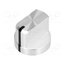 5582.6611 Knob; with flange,with pointer; aluminium; Øshaft: 6mm; silver gtP1GNfsBNsKLAQE1JVleyhshyocsPk59mVGtsqHJQc