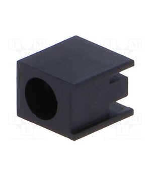 FIX-LED-316 LED housing; 3mm; polyamide; angular; black; UL94V-2; H: 6mm ACLQCrqsSrQ9cddgZIFsFFfKhWhNzyr2zcKERJqDvtU