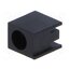 FIX-LED-316 LED housing; 3mm; polyamide; angular; black; UL94V-2; H: 6mm ACLQCrqsSrQ9cddgZIFsFFfKhWhNzyr2zcKERJqDvtU