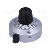 11A11B10 Precise knob; with counting dial; Shaft d: 6.35mm; Ø25.4x21.05mm qVcr-7DqhKR2iQC32c0Nq9pzDWoPSRt09nMuzvSF0k4