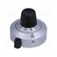 11A11B10 Precise knob; with counting dial; Shaft d: 6.35mm; Ø25.4x21.05mm qVcr-7DqhKR2iQC32c0Nq9pzDWoPSRt09nMuzvSF0k4