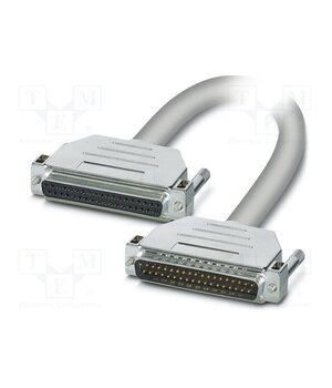 2302256 Cable; D-Sub 37pin socket,D-Sub 37pin plug; PVC; Len: 6m; grey aJ3Q_rErsx6dbkCqq8JDIzJsIgnINbmXXSPgJYRNSRw