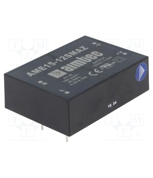 AME15-12SMAZ Converter: AC/DC; 15W; Uin: 90÷264VAC,130÷370VDC; Uout: 12VDC; 79% M3B0E_WYyb2T27fC2lc2p74rptZoUXcgHGQ0dSi3u1Y