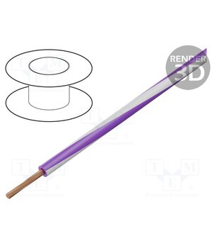 FLRY-B0.50-WH/VI Wire; FLRY-B; 1x0.5mm2; stranded; Cu; PVC; white-violet; 60V; 100m m5Dn1D5_Ze-38zfbibycYCg3d7-KaXuByYlFsuZcWUY
