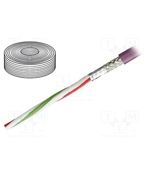 CF888.045 Wire: data transmission; chainflex® CF888; 4x2x0.14mm2; violet BJgC5sEHiwcuad3sa1rV6ca7waSJ6716EtA4UF2aiSU