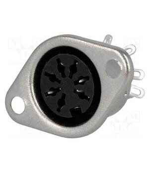 VG05024 DIN SOCKET 7P 270° Connector: DIN; socket; female; PIN: 7; 270°; straight; soldering p93eLwj8PlXoBRxFOuuXx37sq3Xc5dLDrySgA4CwLLA