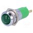 SMBD14224 Indicator: LED; recessed; green; 24÷28VDC; Ø14.2mm; IP50; metal rT9zexEqswV1pc95CL9RoaDsFAJx2JHvDjw-lSZPy3A