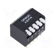 A6FR-5104 Switch: DIP-SWITCH; Poles number: 5; OFF-ON; 0.025A/24VDC; Pos: 2 a7lhzXUGLlLCgR7rCCRWm4mXlm9JNZi23Xw5KoUTzfs