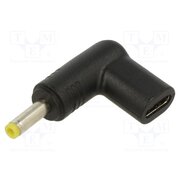 AK-ND-C04 Adapter; USB C socket,DC 4,0/1,7 plug; black; angular; 100W; 5A 9uARFQbw3WTTU_hsWWPoYu1Oxpj1E674tRWUbm3gP48