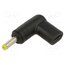 AK-ND-C04 Adapter; USB C socket,DC 4,0/1,7 plug; black; angular; 100W; 5A 9uARFQbw3WTTU_hsWWPoYu1Oxpj1E674tRWUbm3gP48