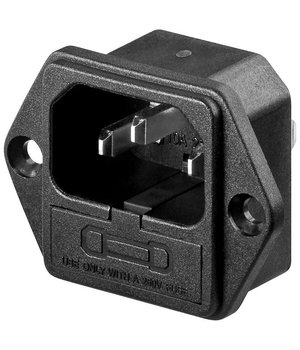 IEC INLET AC 10A 3pin, korpusam ar drošinātāju turētāju

 CKI198.jpg