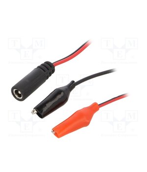 CABLE-1/CL Transition: adapter; Out: insulated crocodile clip; 0.3m OL_RSeN8SLOU-S_xVVG5sjLuvFp9D3rBBtRxY8awhE8