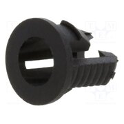 C-103-SR LED holder; 3mm; one-piece; black; UL94V-2; L: 5.1mm; polyamide NHfmhUKUfRcluTZtkcRbs9HYMMLQelTyowcWlODhB7g