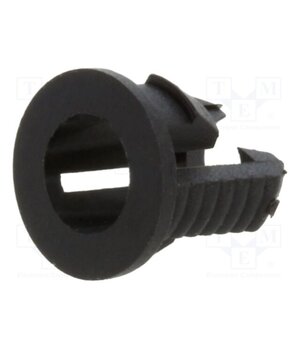 C-103-SR LED holder; 3mm; one-piece; black; UL94V-2; L: 5.1mm; polyamide NHfmhUKUfRcluTZtkcRbs9HYMMLQelTyowcWlODhB7g
