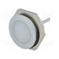 SMFL22614 Indicator: LED; flat; white; 24÷28VDC; Ø22mm; IP67; connectors vAPLmSyXN5NPROyi0nuoZjXOx2OqGkI15KFDTPWyphE