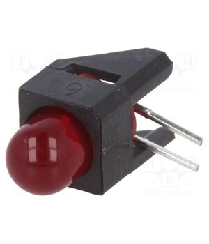 HLMP-3301-D00B2 LED; in housing; 5mm; No.of diodes: 1; red; 10mA; Lens: red,diffused 62fETlYDvjlZ3eIIhw5qB1OF3A-erKQUcHp4KX7l9Wc