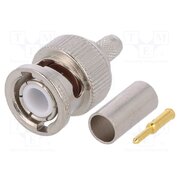 J01000A1255Y Connector: BNC; plug; male; straight; 50Ω; crimped; for cable; PTFE ryXDBp2p5-vYevqM4EcWg6adXUrQdBaQGhsGANjprr0