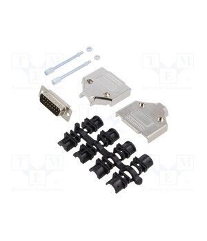 MHDTPK15-DM15P-K Connector: D-Sub; PIN: 15; plug; male; for cable; straight mCui9OvdbOn07sppSNI2obpcXN99BbWffaqwJMJEdMQ