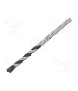 0018800400100 Drill bit; for concrete; Ø: 4mm; Ø: 5/32"; L: 75mm; metal; blister 8cpDl5zz1TbtCV4QpSKXlh4FZgIWD_hUN0GK_VXYxrw