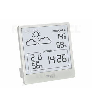 Bezvadu meteoroloģiskā stacija, TFA Dostmann GmbH, 35.1176.02

 ATEA658.jpg