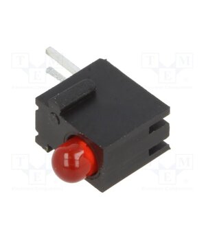 H100CRD LED; in housing; 3mm; No.of diodes: 1; red; 20mA; Lens: diffused; 45° sBni0kJlpHGtnAM31G5lbNeKwwwpPCfEMoubQQYO7S8