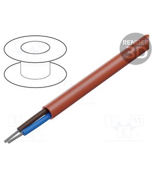 2500160 Wire; SiHF-J; 2x1.5mm2; Cu; stranded; silicone; red; -60÷180°C leX4OOpXwhIoZ-QdBmAncdUBLklM3UP5i9T0_2gJk6k