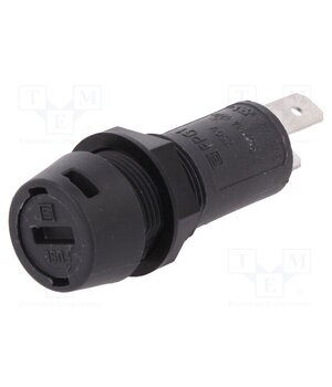 3101.0210 Fuse holder; 5x20mm; 10A; 250VAC; FPG1; on panel; black; UL94V-0 WOmkwntECsVQM7cTUV-I7On-xjlTdheBVPmQxLONBEU