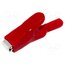 BU-121-2 Crocodile clip; 25A; Grip capac: max.15mm; Overall len: 94mm; red 6mWr5BrOvIJDpyZkBe5Fj-4aJGGAUqRMLY8K3xeA44U