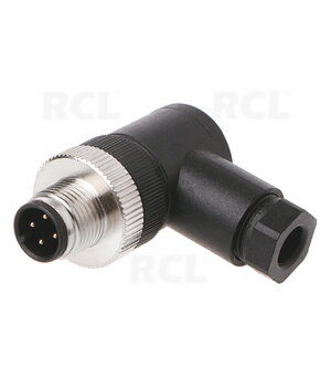 SENSORA M12 4pin savienotājs, leņķveida, vīriešu+sieviešu komplekts

 CJP_S4M12K+1.jpg