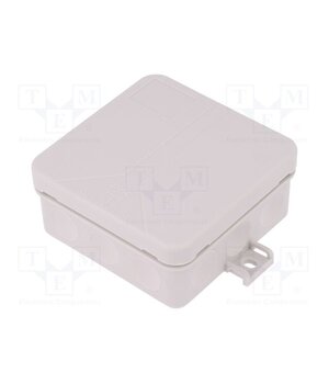 34591201 Enclosure: junction box; X: 85mm; Y: 85mm; Z: 37mm; polypropylene PP jyowPnAqcFt9JBmDtbJ83CLiuyQU0E56Bx0jqkCPd8s