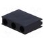 FIX-LED-331 LED housing; 3mm; polyamide; angular; black; UL94V-2; H: 17mm dHxQtECSE0CFKGLdAf0DzASB18Opn8em32pzlKWR2cs