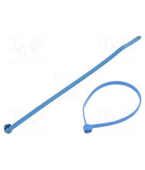7TCGO09330RO026 Cable tie; L: 186mm; W: 4.6mm; blue; polyamide; 200N; Ømax: 48mm lRqKICGc53MKHysr2uGi4cNu5FjAumb5I_d_hoTvXW8