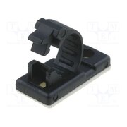 6J-S Screw down self-adhesive holder; 7.5mm; polyamide; black q_yKQSt_H6fYrIzNsNBW5f9YMeh7FBSwCd9I12bQ0gk