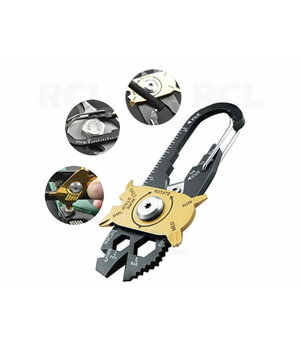 Karabīne - Atslēgu gredzens 20in1 - Daudzfunkcionāls instruments - Izdzīvošanas daudzfunkcionāls instruments

 IRRKR20+1.jpg