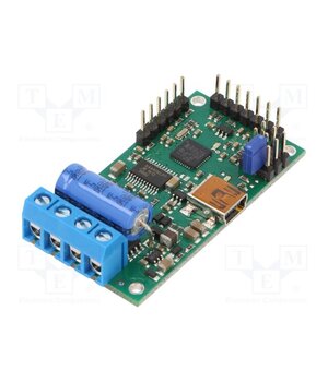 SIMPLE HIGH-POWER MOTOR CONTROLLER 18V15 DC-motor driver; 21.77kHz; analog,RC,TTL,USB; 30A; Uin log: 3.3V xYyFNtr9rMmgGAnoHAd-wkpxt3Sfi64XPdkc40BVXCM