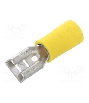 VDADF5.5-250A YE (S)(LF) K Terminal: flat; 6.3mm; 0.8mm; female; 2.5÷6mm2; crimped; for cable cbAGaU22T09Iw5mF2_KRCWqjFs1rCto0Bv_IvPJ0ZDc