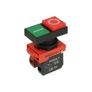 Dubultā pogu zaļā-sarkanā padziļinājumā ar kontaktiem NC, NO Ø22mm, 3A, 230 VAC

 X92366.jpg