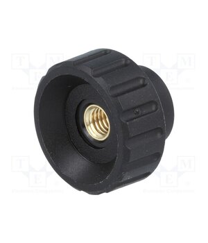 6631 Knob; Ø: 25mm; Int.thread: M6; 14mm; H: 19mm; polyamide yiaj1OmeVAlOKrDXzaYuaYrenfM0WGHLw-6XXltmCLw