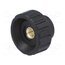 6631 Knob; Ø: 25mm; Int.thread: M6; 14mm; H: 19mm; polyamide yiaj1OmeVAlOKrDXzaYuaYrenfM0WGHLw-6XXltmCLw