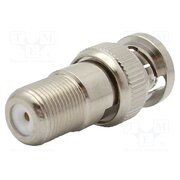242154 Adapter; BNC male,F female; Insulation: PTFE; 75Ω; brass; 2GHz Q-ZqD_GgmfJ8OReK6ll5l3kcFILXXSg05rudvKxteh8