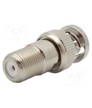 242154 Adapter; BNC male,F female; Insulation: PTFE; 75Ω; brass; 2GHz Q-ZqD_GgmfJ8OReK6ll5l3kcFILXXSg05rudvKxteh8