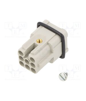 C14610A0075002 Connector: HDC; contact insert; male; 16A; 250V; PIN: 8; 7+PE OIujYzJCQBVISUCSrSlwOD73ceF7vkecCigBpBlYejw