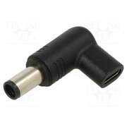 AK-ND-C08 Adapter; USB C socket,DC 7,4/5,0 plug; black; angular; 100W; 5A pnre7BNXk_jxevr4sysXx7rEKFbyzJVviz4j8kB4oj4