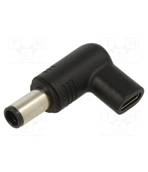 AK-ND-C08 Adapter; USB C socket,DC 7,4/5,0 plug; black; angular; 100W; 5A pnre7BNXk_jxevr4sysXx7rEKFbyzJVviz4j8kB4oj4